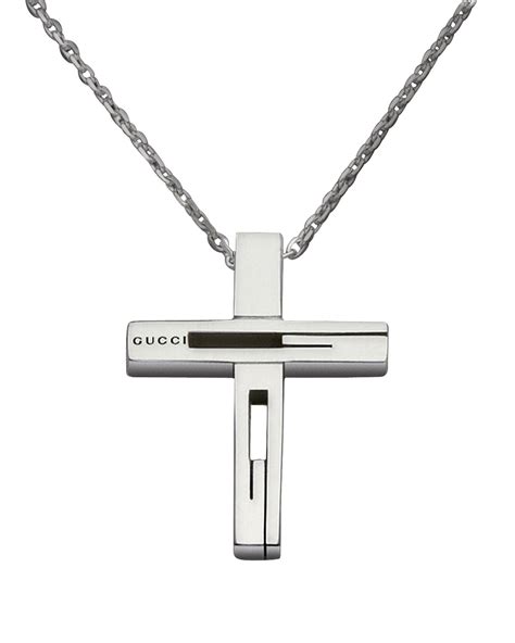 gucci cross pendant